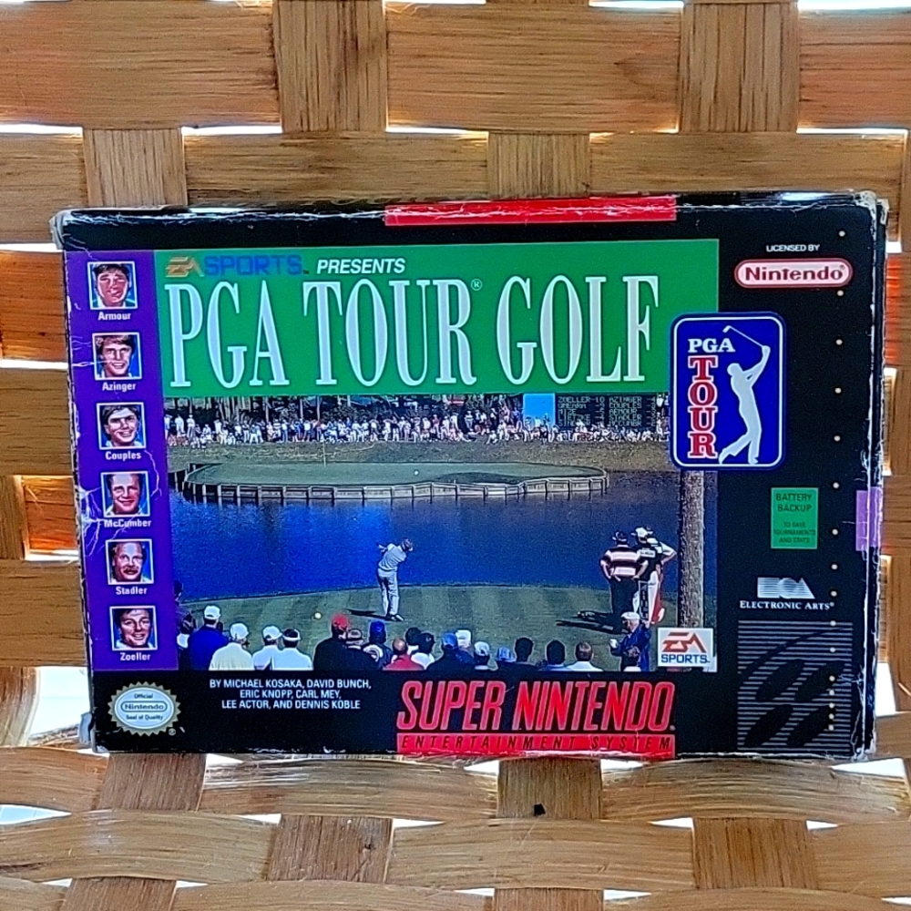 SUPER NINTENDO PGA TOUR GOLF, EA SPORTS